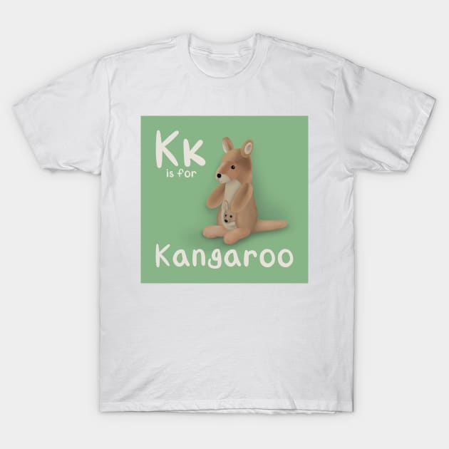 K is for Kangaroo T-Shirt by simonescha